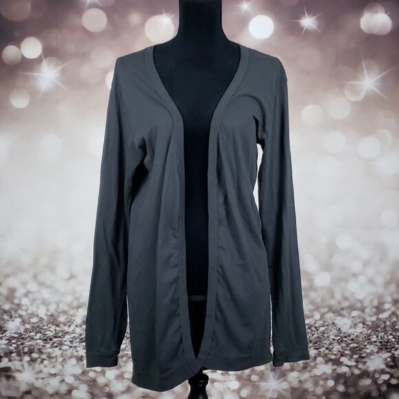 Dark Gray Rxmance By Anthropologie Cotton Cardigan Sweater Small - Picture 1 of 5